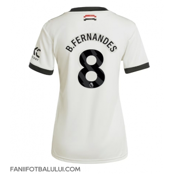 Manchester United Bruno Fernandes #8 Tricou Fotbal Replică 2024-25 Femei Treilea